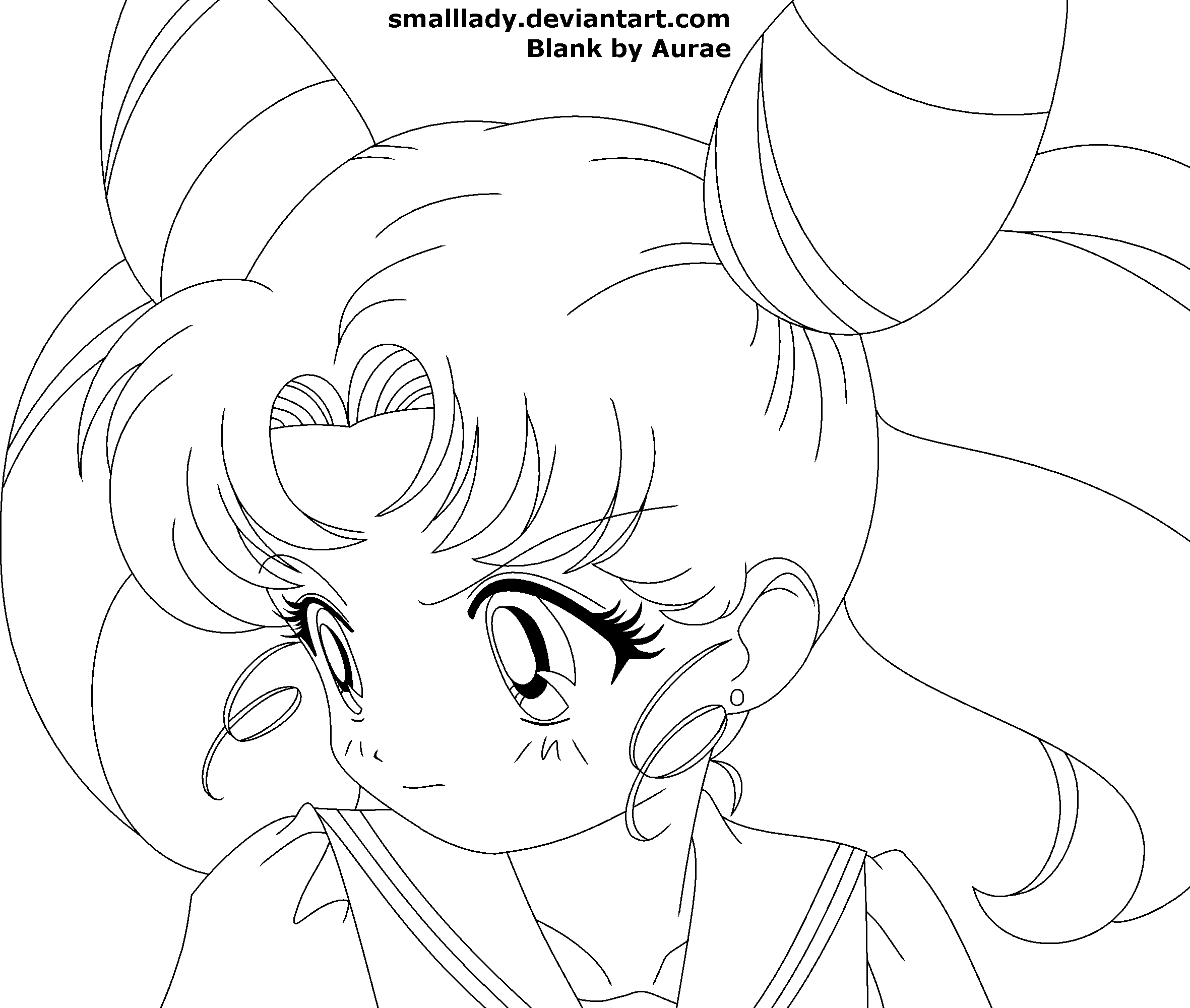 sailor moon and rini coloring pages - photo #19